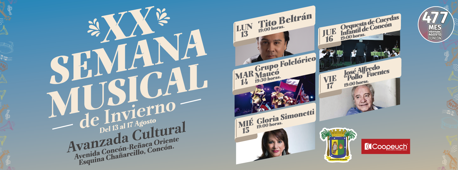 EL TENOR “TITO BELTRÁN” ABRE HOY LA XX SEMANA MUSICAL DE INVIERNO EN CONCÓN