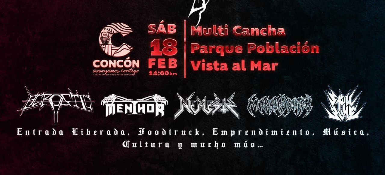 ¡Festival de Rock Metal llega a la comuna!